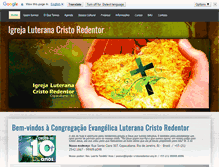 Tablet Screenshot of igreja-cristoredentor.org.br